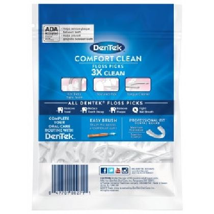 DenTek Тройное очищение Флосс-зубочистки, 20 шт. in «Denta.UA»