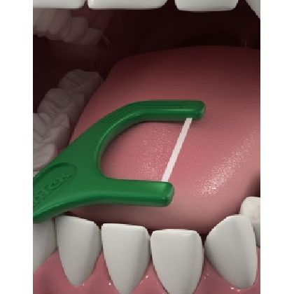DenTek Освежающее очищение Флосс-зубочистки, 75 шт. in «Denta.UA»