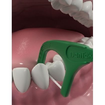 DenTek Освежающее очищение Флосс-зубочистки, 75 шт. in «Denta.UA»