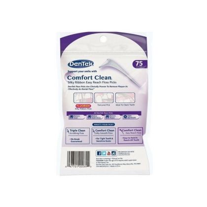 DenTek Комфортное очищение Задние зубы Флосс-зубочистки, 75 шт. у Стоматології «Дента.UA»
