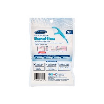 DenTek Экстра-мягкие Флоcс-зубочистки, 90 шт. в Стоматологии «Дента.UA»