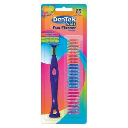 DenTek Детские флоссы с держателем, 25 шт. in «Denta.UA»