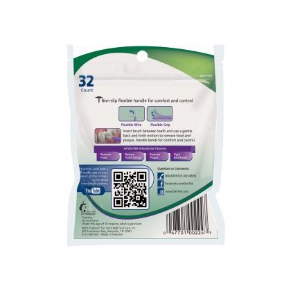DenTek Тонкие межзубные щетки, 32 шт. у Стоматології «Дента.UA»