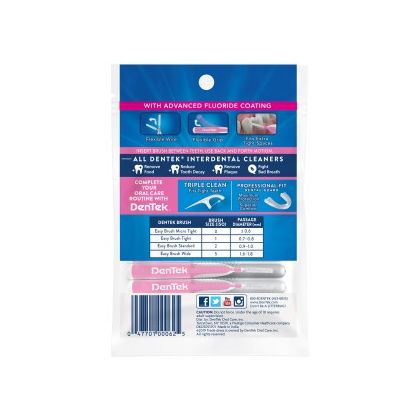 DenTek Удобное очищение Межзубные щетки для Микро узких промежутков, 16 шт. у Стоматології «Дента.UA»