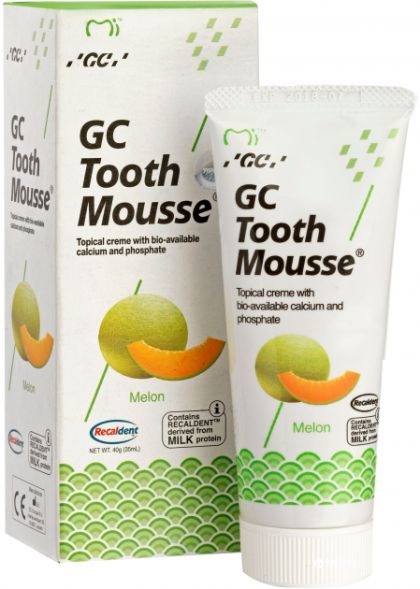Тус Мусс Дыня (TOOTH MOUSSE) гель для реминерализации и укрепления зубов GC, 1 тюбик 35 мл у Стоматології «Дента.UA»